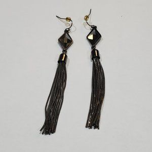 Black Drops Earrings